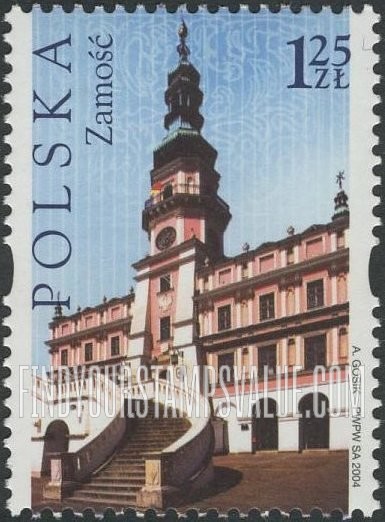 FindYourStampsValue: UNESCO World Heritage Sites: Old City of Zamosc
