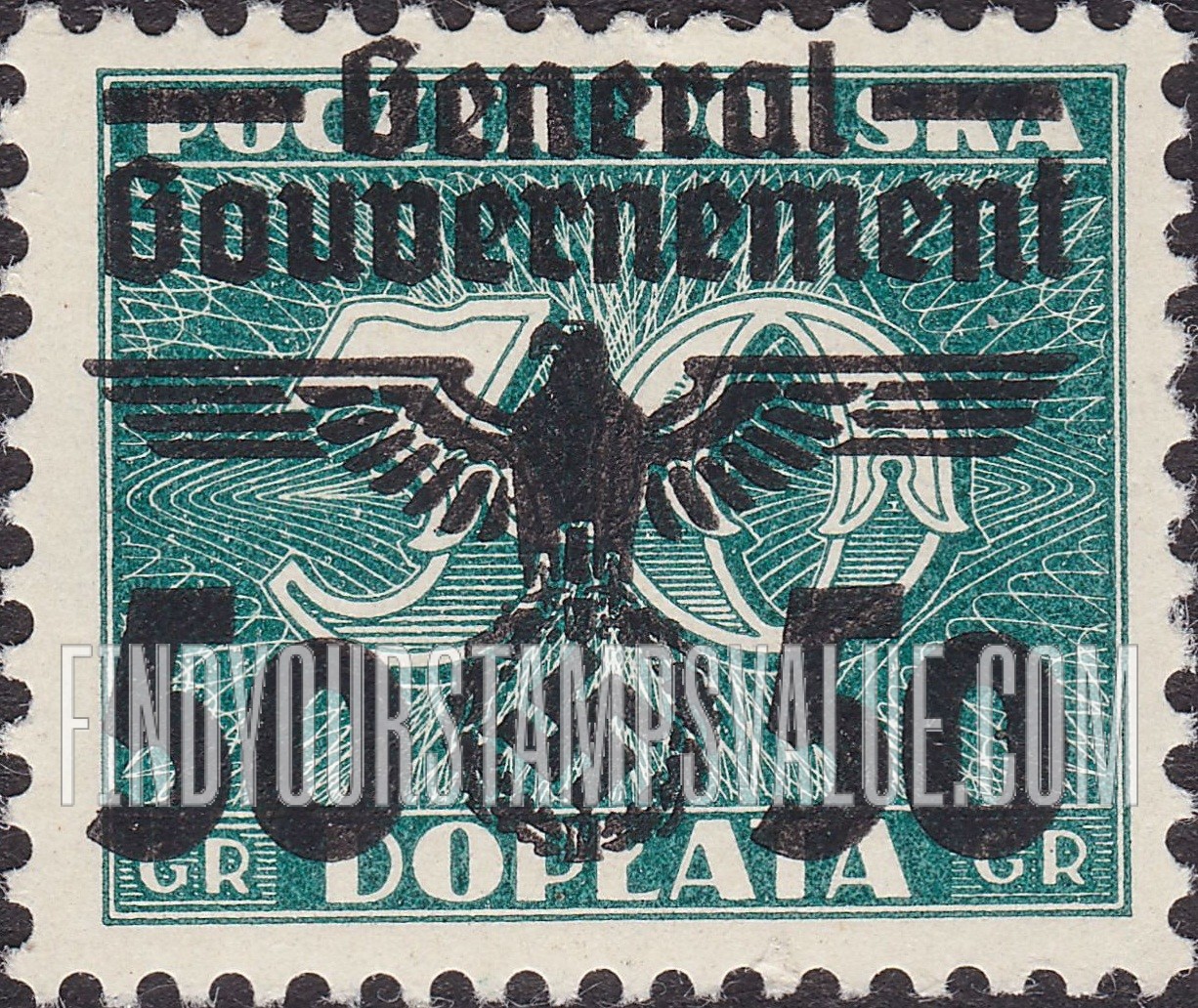 FindYourStampsValue: OCCUPATION - Numerals of Value