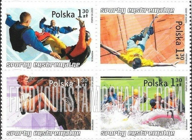 FindYourStampsValue: Extreme Sports
