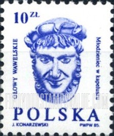 FindYourStampsValue: Sculptures: Man wearing hat