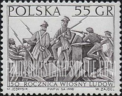 FindYourStampsValue: European Revolutionary Movements of 1848, 150th Anniversary