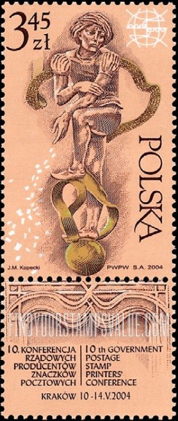 FindYourStampsValue: Tenth Government Postage Stamp Printers' Conference, Krakow