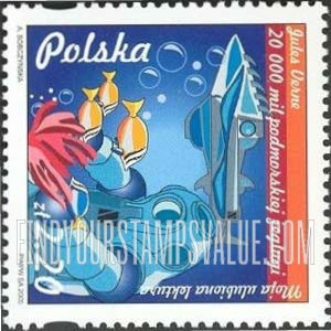 FindYourStampsValue: Youth Literature: 20,000 Leagues Under the Sea, by Jules Verne