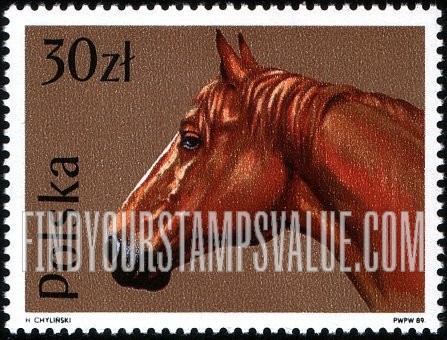 FindYourStampsValue: Horses: Wielkopolski