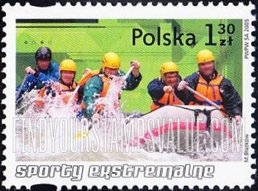 FindYourStampsValue: Extreme Sports: White water rafting