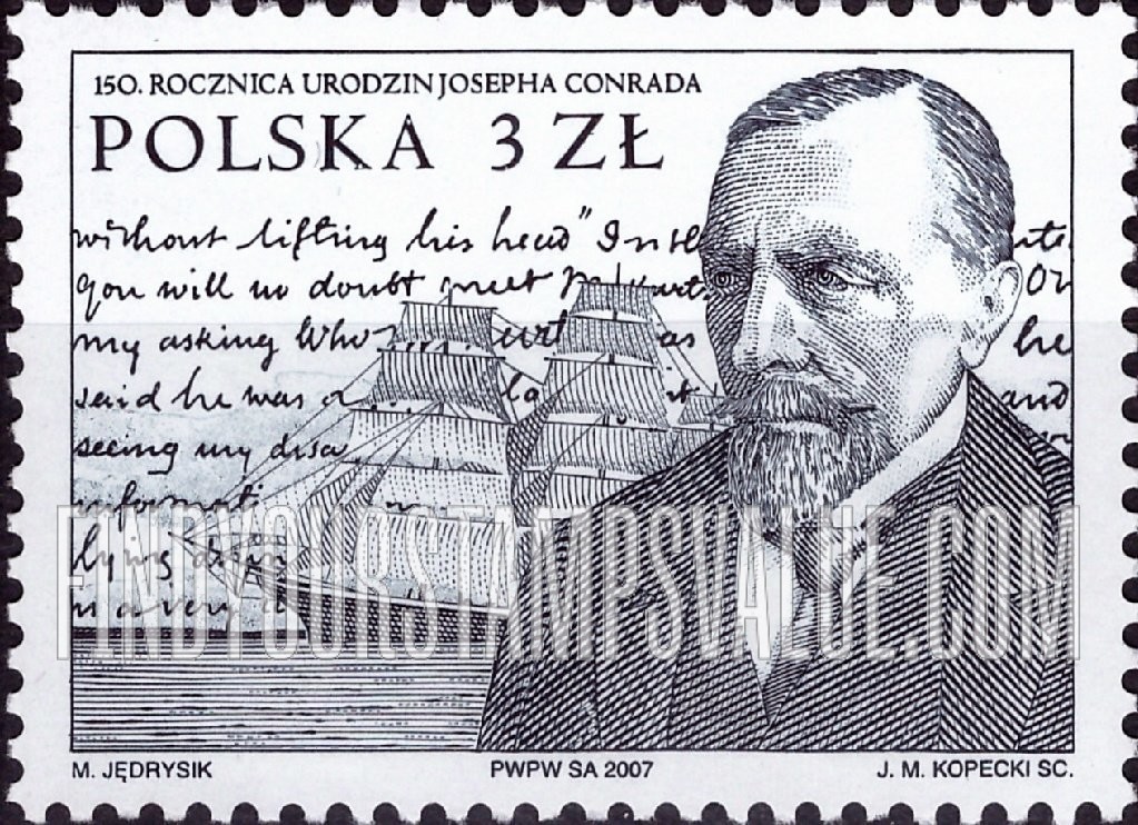 FindYourStampsValue: Joseph Conrad (1857-1924), Writer