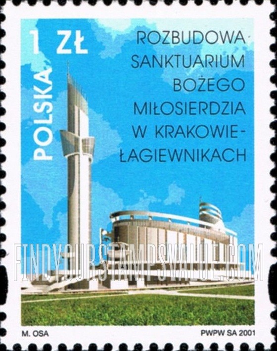 FindYourStampsValue: Extension of God’s Mercy Sanctuary, Cracow