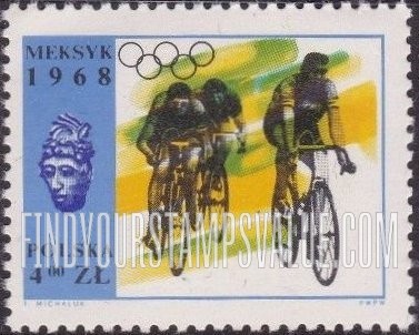 FindYourStampsValue: Sports and Sculptures: Bicycling