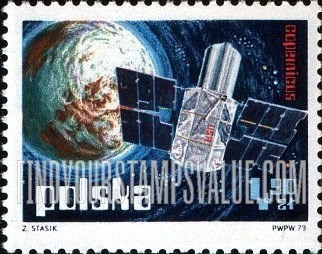 FindYourStampsValue: US Satellite “Copernicus” over Earth