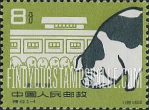 FindYourStampsValue: Pig and mechanized feeding - 养猪: 猪食堂 (猪而机械化喂养)