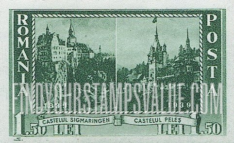 FindYourStampsValue: Sigmaringen and Peles Castles