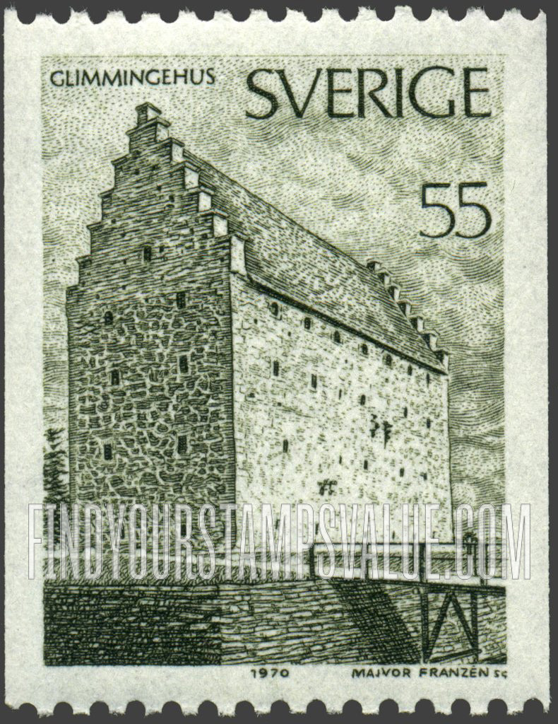 FindYourStampsValue: Glimmingehus, Skane Province, 15th Century