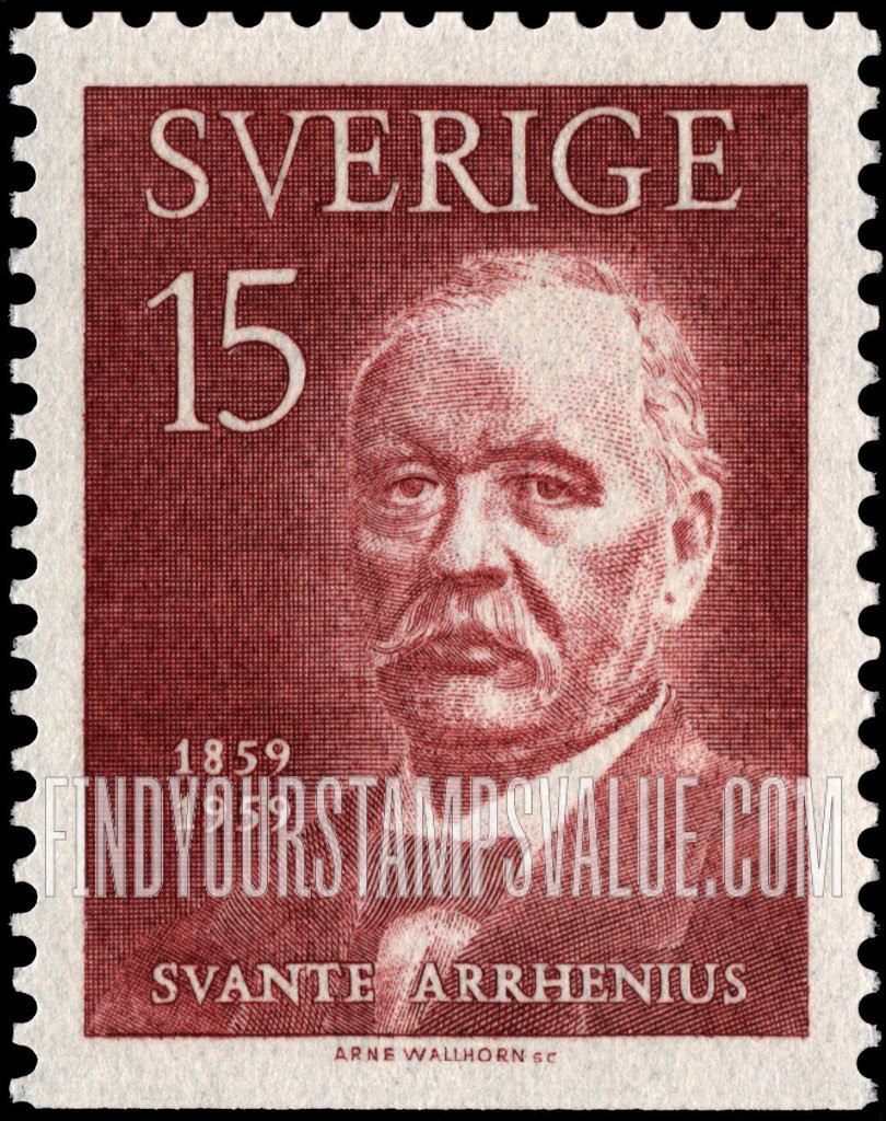 FindYourStampsValue: Svante Arrhenius