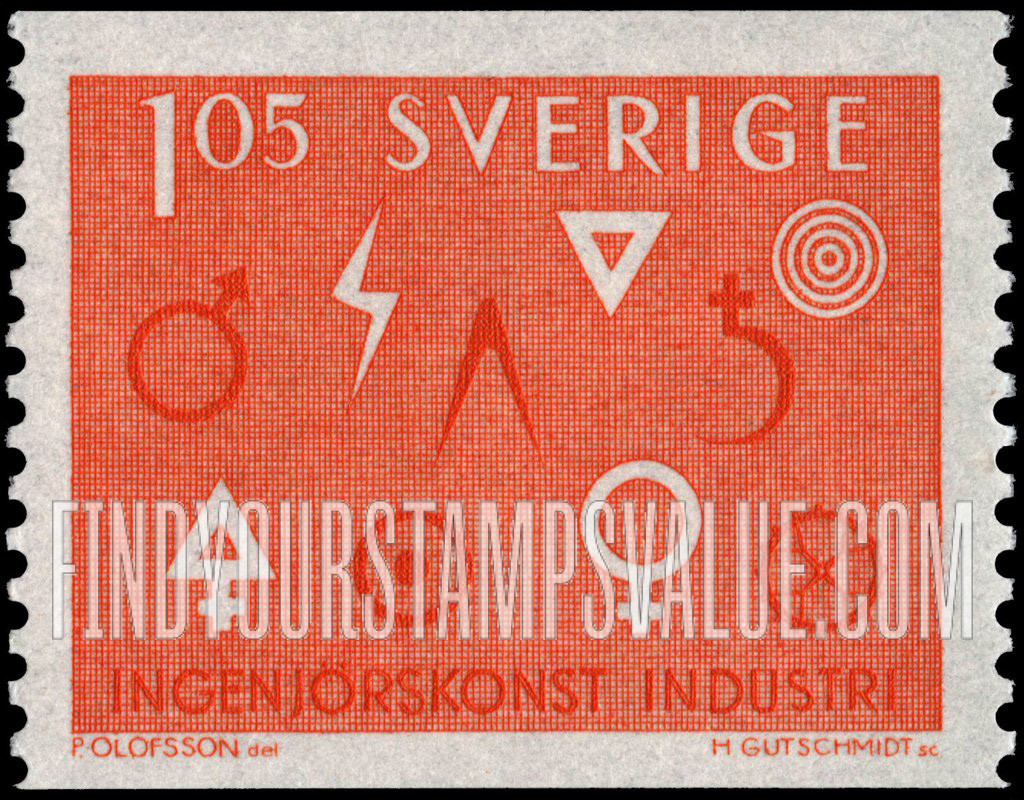 FindYourStampsValue: Engineering and Industry Symbols