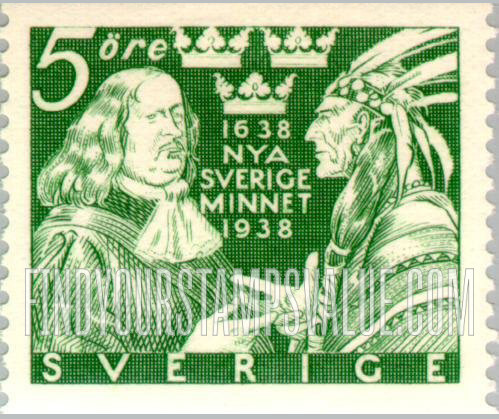 FindYourStampsValue: Johann Printz and Indian Chief