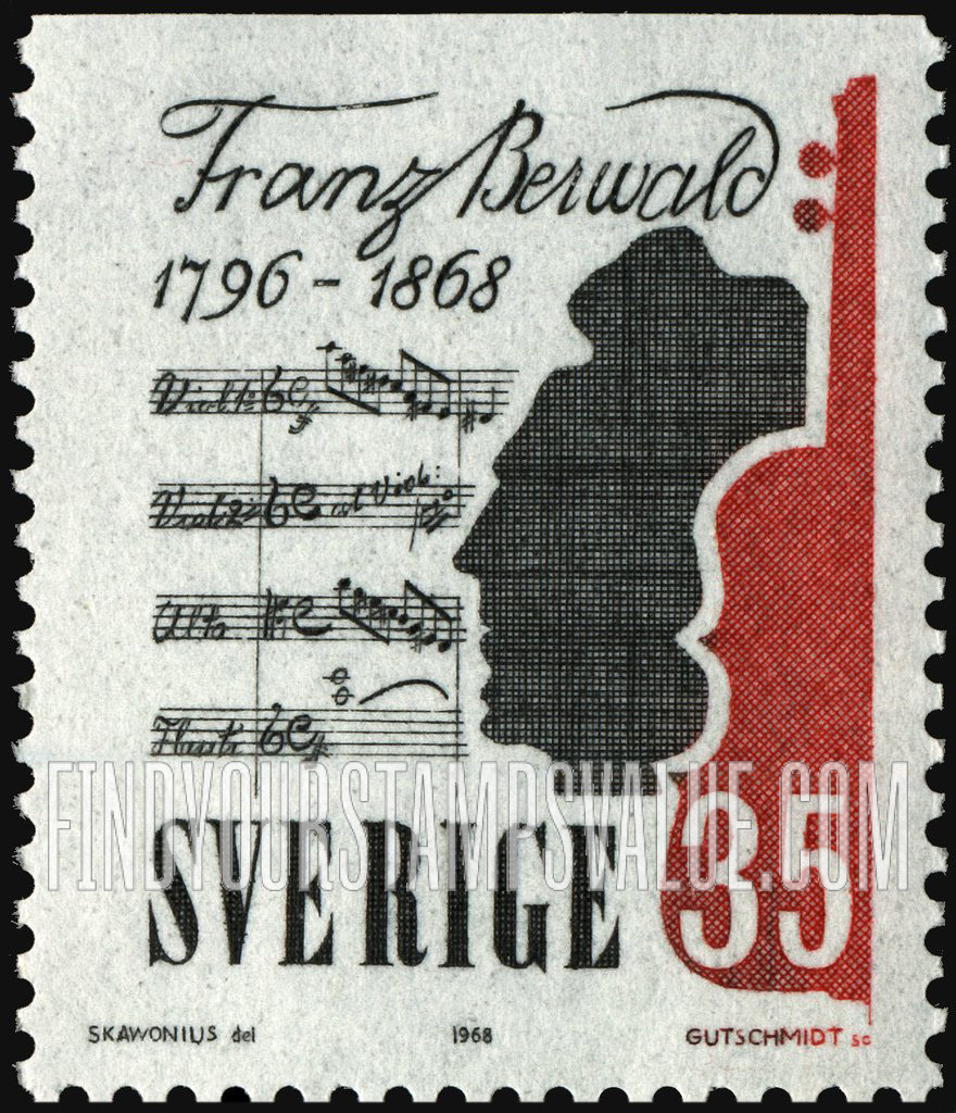FindYourStampsValue: Franz Berwald, Violin and His Music