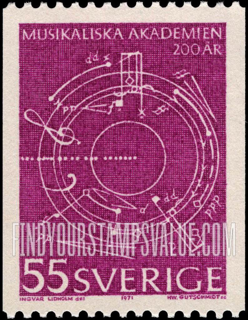 FindYourStampsValue: Abstract Music, by Ingvar Lidholm