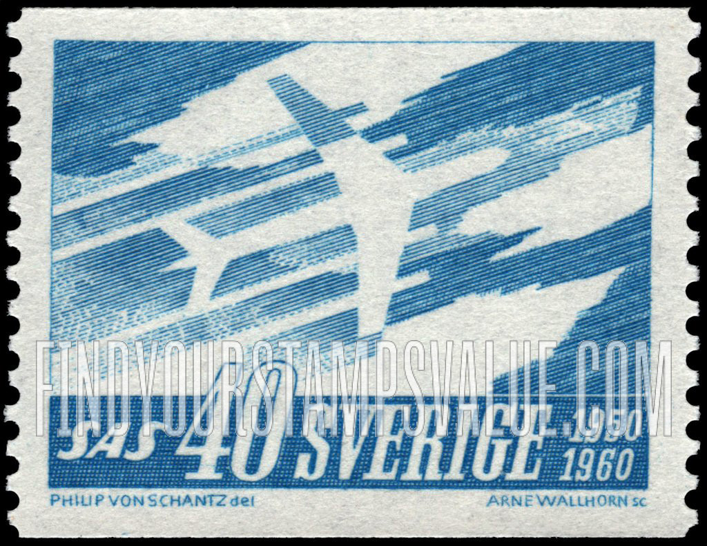FindYourStampsValue: SAS: DC-8 Airliner