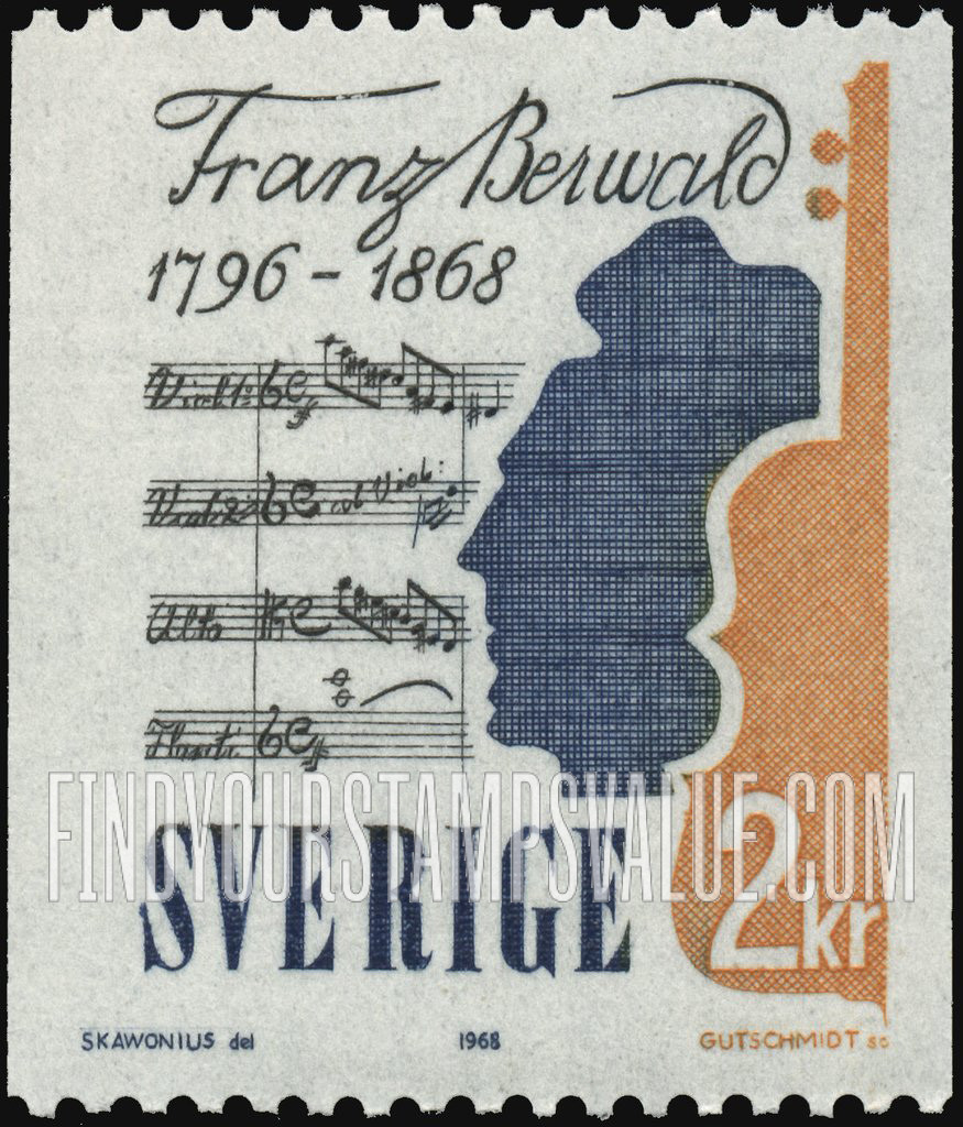 FindYourStampsValue: Franz Berwald, Violin and His Music