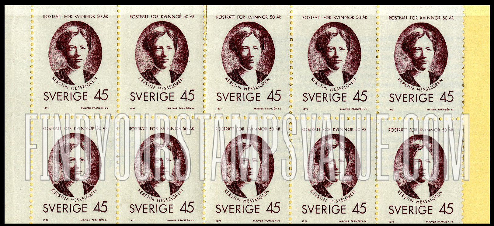 FindYourStampsValue: Kerstin Hesselgren