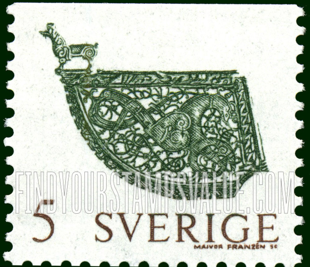 FindYourStampsValue: Swedish Art Forgings: Weather Vane, Soderala Church