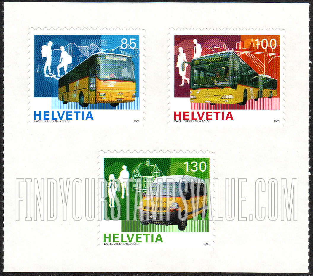 FindYourStampsValue: Federal Administration: Post Buses, Centenary