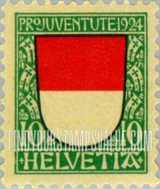 FindYourStampsValue: Semi-Postal: Solothurn