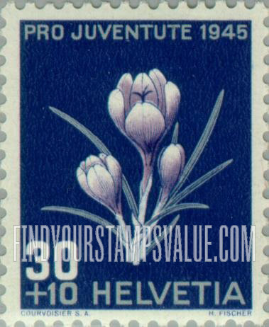 FindYourStampsValue: Semi-Postal: Crocus