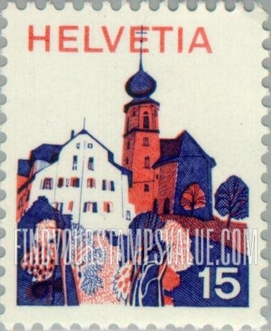 FindYourStampsValue: Federal Administration, Villages: Central Switzerland