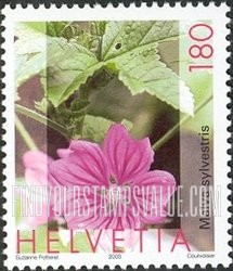 FindYourStampsValue: Federal Administration, Medicinal Plants: Malva sylvestris
