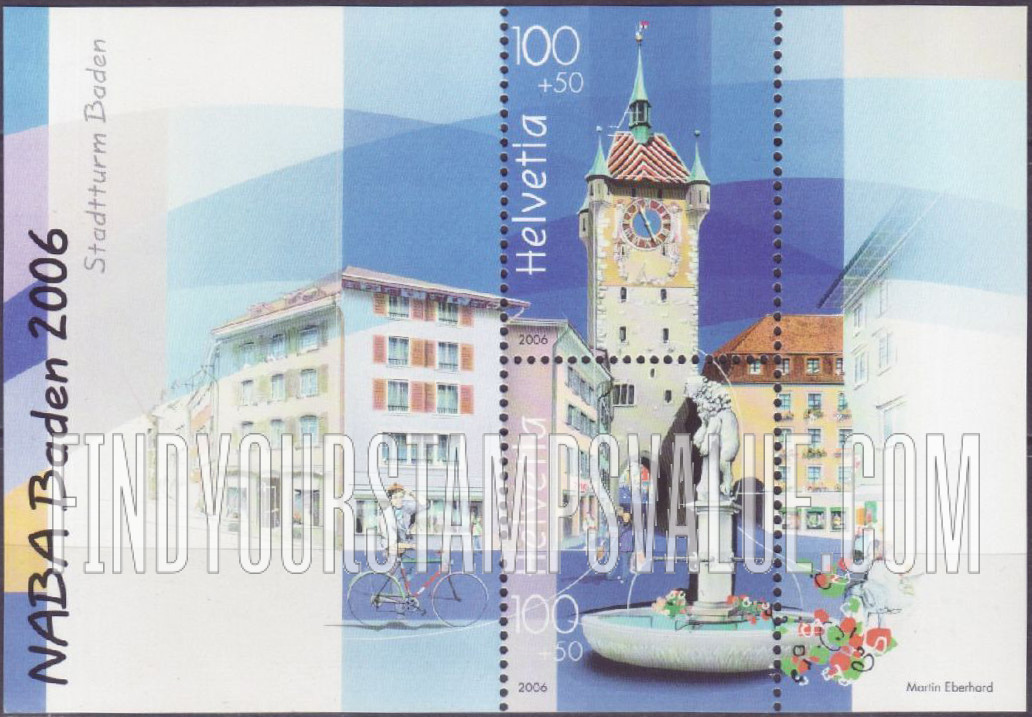 FindYourStampsValue: Semi-Postal: NABA Baden 2006 Philatelic Exhibition