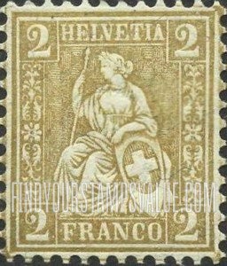 FindYourStampsValue: Federal Administration: Helvetia