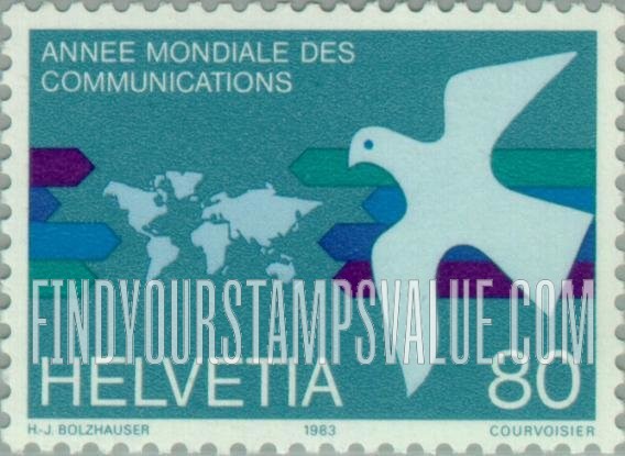 FindYourStampsValue: Federal Administration: World Communications Year