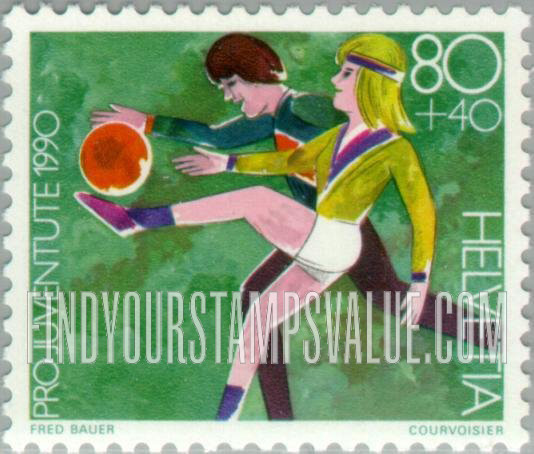 FindYourStampsValue: Semi-Postal, Child Development: Sports