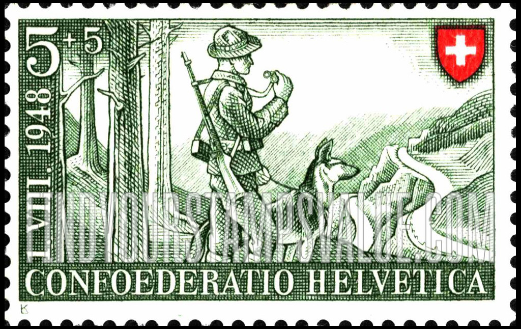 FindYourStampsValue: Semi-Postal: Frontier Guard