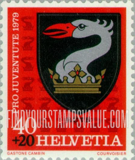 FindYourStampsValue: Semi-Postal, Communal Arms: Rute