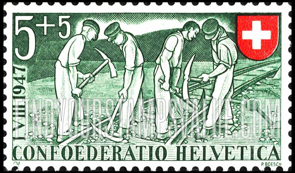 FindYourStampsValue: Semi-Postal: Railroad Laborers