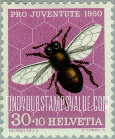 FindYourStampsValue: Semi-Postal: Bee