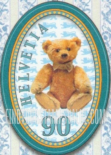 FindYourStampsValue: Federal Administration, Teddy Bears, Centenary: Teddy bear from Germany, 1904