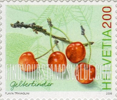 FindYourStampsValue: Federal Administration, Fruit: Gelterkinder cherries