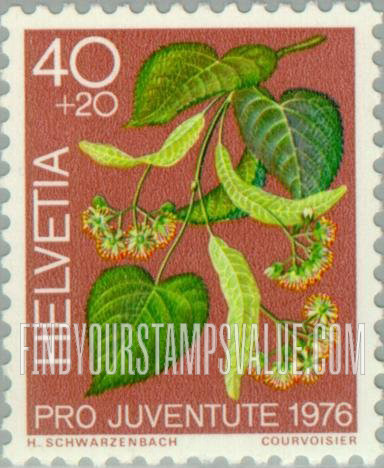 FindYourStampsValue: Semi-Postal, Medicinal Forest Plants: Linden