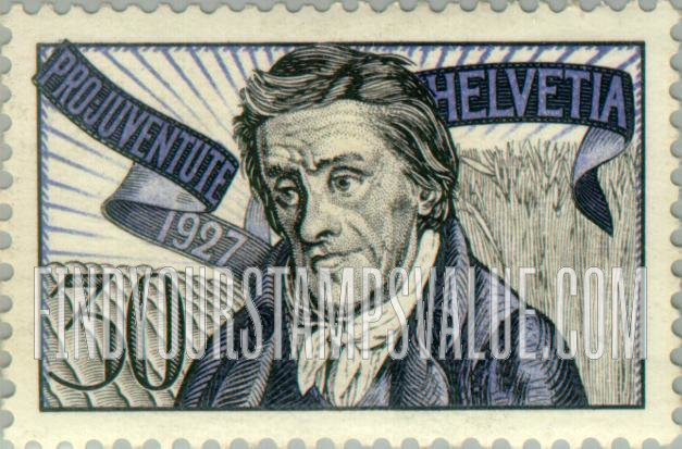 FindYourStampsValue: Semi-Postal: J. H. Pestalozzi