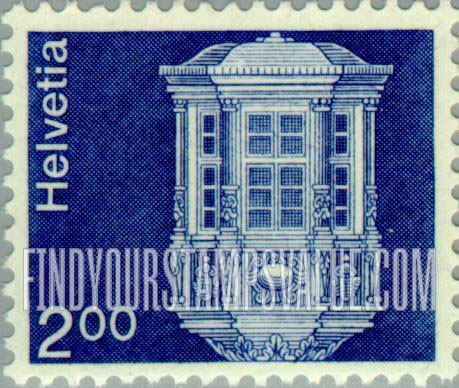 FindYourStampsValue: Federal Administration: Bay window, Schaffhausen