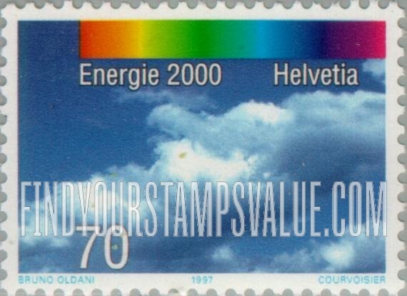 FindYourStampsValue: Federal Administration, Energy 2000: Air (clouds)