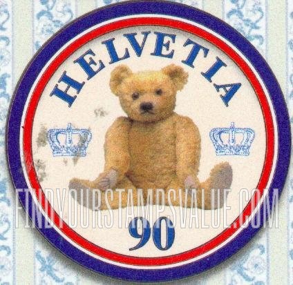 FindYourStampsValue: Federal Administration, Teddy Bears, Centenary: Teddy bear from England, c. 1920