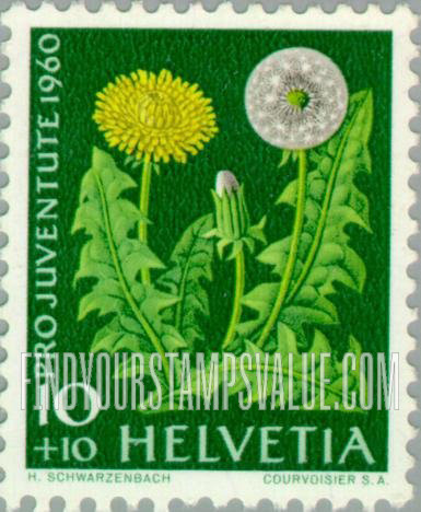 FindYourStampsValue: Semi-Postal: Dandelion
