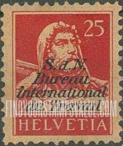 FindYourStampsValue: For The International Labor Bureau: William Tell