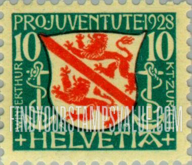 FindYourStampsValue: Semi-Postal: Winterthur