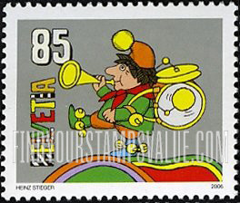 FindYourStampsValue: Federal Administration: Kasperli, Children’s Theater Puppet