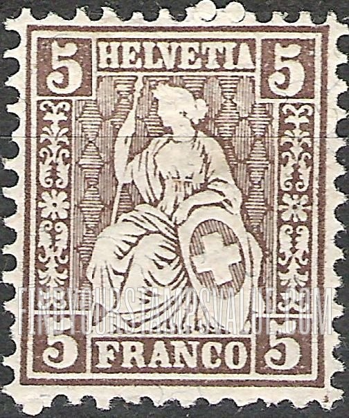 FindYourStampsValue: Federal Administration: Helvetia